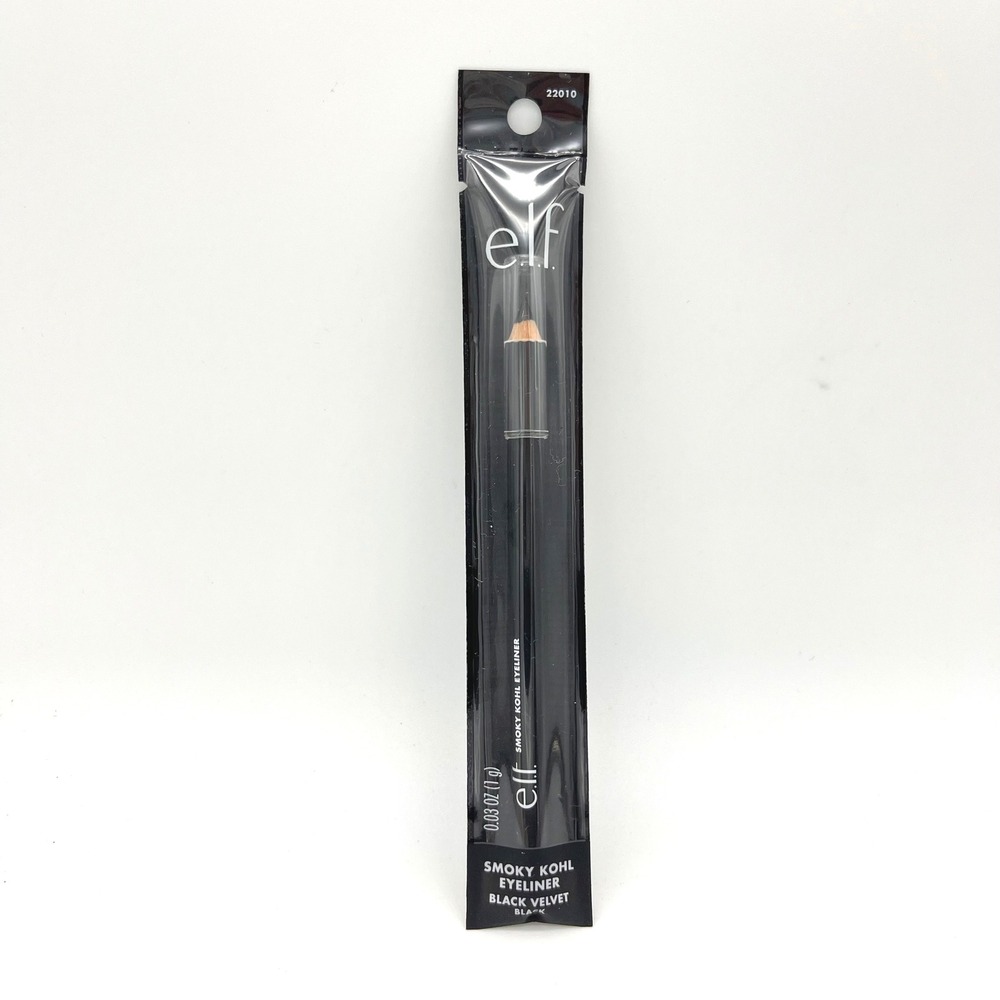 ELF Smoky Kohl Eyeliner Pencil Black Velvet Cream Eyeshadow Smudge Brush